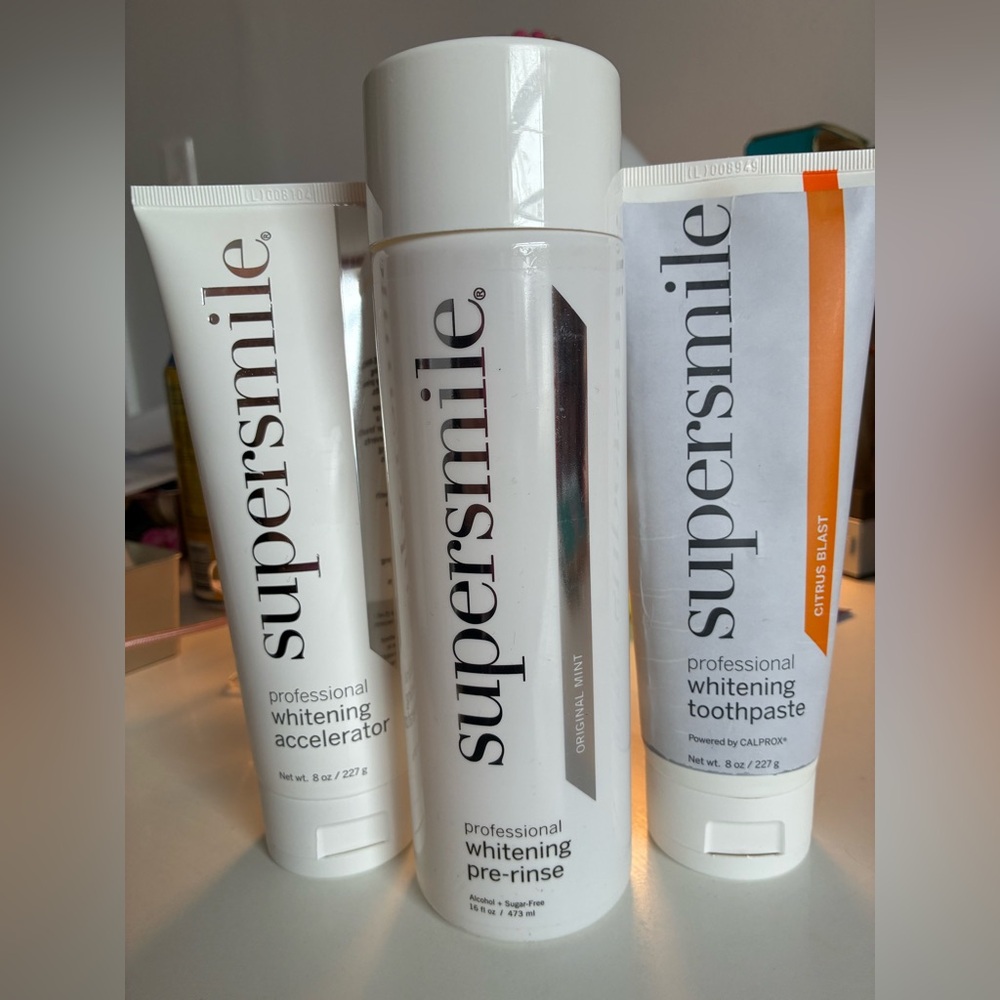 Gently Used - Professional Whitening Toothpaste Set - Jumbo Cutris